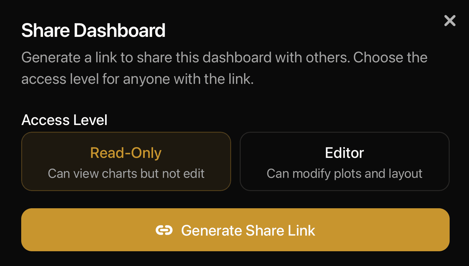 One-Click Sharing